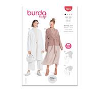 Burda Style Sewing Pattern B5883 - Cartamodello per giacca e cappotto da donna
