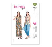 Burda Style Sewing Pattern B5914 - Cartamodello per tuta e top da donna