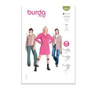 Burda Style Sewing Pattern B6024 - Cartamodello per giacca da donna