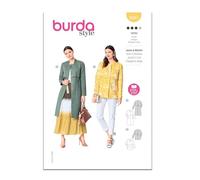 Burda Style Sewing Pattern B6041 - Cartamodello per cappotto e giacca da donna