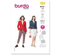 Burda Style Sewing Pattern B6100 - Cartamodello per giacca da donna