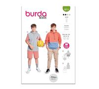 Burda Style Sewing Pattern B9213 - Cartamodello per felpa da bambino