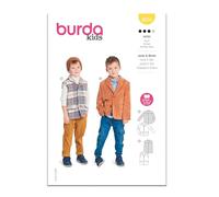 Burda Style Sewing Pattern B9234 - Cartamodello per giacca e gilet da bambino