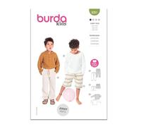 Burda Style Sewing Pattern B9261 - Cartamodello per pantaloni e maglia da bambino