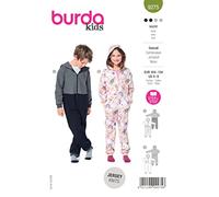 Burda Bambini 9275 Unisex Tutina Intera PER Cartamodello Taglie 4 - 9 Skill: