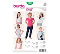 Burda Style Sewing Pattern B9439 - Cartamodello per Maglietta da Bambino