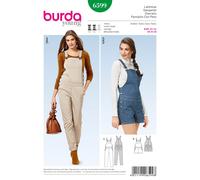 Burda Young 6599 Tuta Per Donne Modello Cucito Taglie 6-18 Abilità: Media