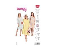 burdastyle Cartamodello 5907 | Abiti con scollo a V da cucire | Donna, Taglia 34-48 | Livello di cucito: molto leggero