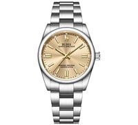 BUREI Classic Watches Orologio al quarzo da donna Orologio da 36 mm in acciaio inossidabile per donna Orologio da polso da lavoro con data unica