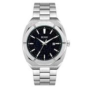 BUREI Orologio al Quarzo da Uomo Orologio Analogico con Data e Banda in Acciaio Inossidabile Impermeabile Orologi Classici da Uomo