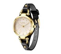 BUREI Orologio da Polso Analogico da Donna, Classico, al Quarzo, Forma Ovale, con Data (ferroso)