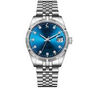 BUREI Orologio da polso automatico da uomo Lente in zaffiro sintetico antigraffio