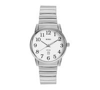 BUREI Orologio da polso da donna, due tonalità, argento, oro, in acciaio inox, analogico, al quarzo, impermeabile, per polsi piccoli, quadrante facile da leggere, regalo per donne (argento), Argento