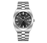 BUREI Orologio da Uomo in Acciaio Inossidabile Orologio Classico al Quarzo per Uomo Orologio Analogico da Polso con Data