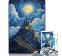 Burg-Puzzle, 1000 Teile, für Teenager, anspruchsvolles Spiel und Familienspiel, Wanddekoration, einzigartige Geburtstags- und Weihnachtsgeschenke, 38x26cm