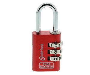 Burg-Wachter 30 Burg Lucchetto Combi Lock Fun 88 30 mm SB, Rosso