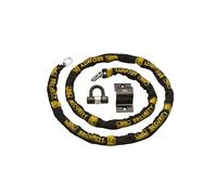 Burg-Wachter 3M Sold Secure Gold - Kit catena per bicicletta, lucchetto e ancoraggio a terra, colore: nero