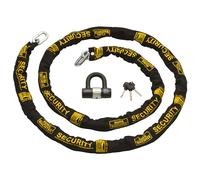 Burg-Wachter Sold Secure Gold - Kit catena e antifurto per bicicletta, 3 m, colore: Nero