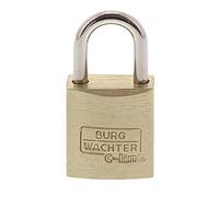 Burg-Wächter 222 15 Lucchetto per Tenda, Oro, 15 mm, Set di 11 Pezzi