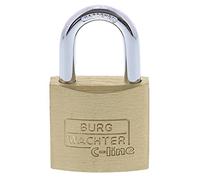 Burg-Wächter 222 25 Lucchetto per Tenda, Oro, 25 mm, Set di 12 Pezzi