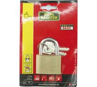 Burg Wächter Lucchetto 222 25 per tenda, oro, 25 mm, set da 12 pezzi