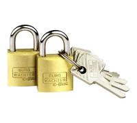 Burg-Wächter Duo 222 20 SB Lucchetti, Ottone, Set di 2 Pezzi