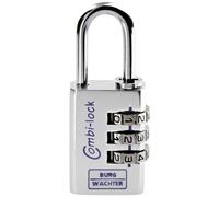 Burg Wächter 3641 Lucchetto 30.20 mm Argento alluminio cromato Serratura a com