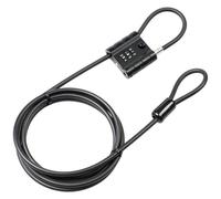 Burg Wächter 39610 Snap+Lock 725 300 Lucchetto a cavo Nero Lucchetto a codice