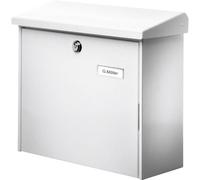 Cassetta della posta burg wchter 4120 comfort 913 w lamiera dacciaio bianco