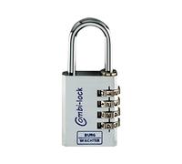 Burg-Wächter 40 Chromo Burg-Lucchetto Combi Lock 90 CR, 40 mm SB, Argento