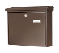 Burg-Wächter Amsterdam 867 BR Cassetta Postale con Arresto di Apertura, Marrone