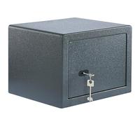 BURG-WÄCHTER Cassaforte per mobili con chiave, con ripiano, per fissaggio a parete e pavimento, 20,6 l, 12,7 kg, Pure-Safe PS 120 K, antracite