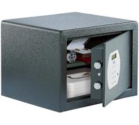 BURG-WÄCHTER Cassaforte per mobili con serratura a combinazione elettronica, con ripiano, per fissaggio a parete e pavimento, 20,6 l, 12,8 kg, Pure-Safe PS 120 E, antracite