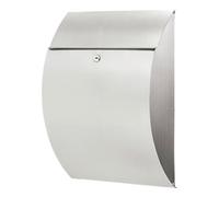 Cassetta della posta burg wchter 38670 riviera 3835 ni argento acciaio serratura