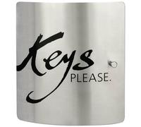 Cabinet di chiave - Burg Wachter - 6205/10 Key Ni per favore - Acciaio inossidabile, 10 ganci, chiusura regolabile regolabile