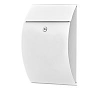 Burg-Wächter Capri 813 W Casella di Posta in Lamiera di Acciaio, Bianco, (B x H x T) 215 x 304 x 80 mm