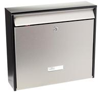 Burg-Wächter Oxford 6877 B+S Cassetta Postale in Acciaio, Nero Opaco