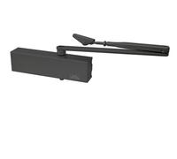 BURG-WÄCHTER Chiudiporta per porte interne singole, utilizzabile su entrambi i lati, idraulico, regolabile, larghezza porta fino a 125 cm, peso della porta fino a 100 kg, TS 2500 ANT, antracite