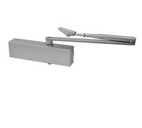 BURG-WÄCHTER Chiudiporta per porte interne singole, utilizzabile su entrambi i lati, idraulico, regolabile, larghezza porta fino a 125 cm, peso della porta fino a 100 kg, TS 2500 SI, argento