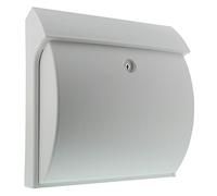 Burg Wächter Classico 4931 W Cassetta Postale Compatta con Arresto di Apertura, Bianco