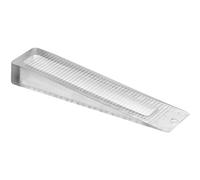 Burg Wächter Cuneo per porta, fermaporta in plastica antiscivolo per pavimento, TKL 2010, trasparente opaco, 100 mm, TKL 2010 T