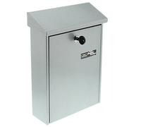 Burg-Wächter Daily 5861 Si Cassetta Postale con Coperchio, Argento