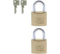 Burg-Wächter Duo 222 30 SB Lucchetti, Ottone, Set di 2 Pezzi