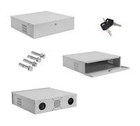 Sterling 18" Lock Box Cassetta di Sicurezza CCTV DVR NVR con Serratura, Grigio