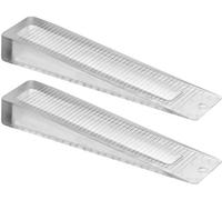 Burg Wächter, fermaporta trasparente, 10 cm, bloccaporta, mantiene la porta aperta | 2 pezzi