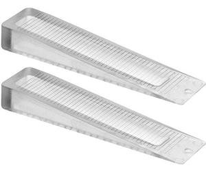 Burg Wächter, fermaporta trasparente, 10 cm, bloccaporta, mantiene la porta aperta | 2 pezzi