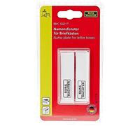BURG-WÄCHTER Finestrella nome per cassetta postale, Accessori per cassetta posta BURG-WÄCHTER, Protezione targhetta, Targhetta posta BK 92 F SB, 74 x 22 mm, Trasparente