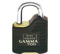Burg Wächter Gamma 700 55 SB Lucchetto Chiavi diverse Ottone, Nero Serratura a