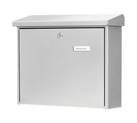 Burg-Wächter JOURNAL 5867 SI Cassetta della Posta con Arresto di Apertura, Argento