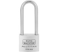 Burg Wächter lucchetto 770 HB in alluminio titan, 40 mm SB, 1 pezzi, 105021889